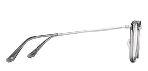 Silver Square Full Rim Unisex Eyeglasses by Vincent Chase-215387