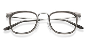Silver Square Full Rim Unisex Eyeglasses by Vincent Chase-215387