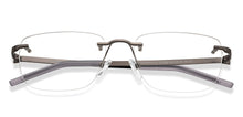 Load image into Gallery viewer, Gunmetal Rectangle Rimless Unisex Eyeglasses by Lenskart Air-211055