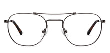Load image into Gallery viewer, Gunmetal Square Full Rim Unisex Eyeglasses by John Jacobs Online-206513