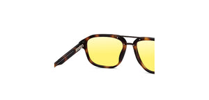 Tortoise Square Full Rim Unisex Eyeglasses by John Jacobs-224989