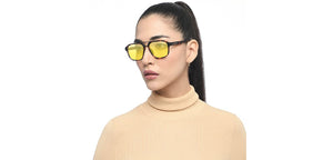 Tortoise Square Full Rim Unisex Eyeglasses by John Jacobs-224989