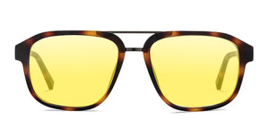 Tortoise Square Full Rim Unisex Eyeglasses by John Jacobs-224989