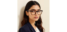 Load image into Gallery viewer, Havana Rectangle Full Rim Unisex Eyeglasses by John Jacobs-229386