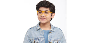 Amber Wayfarer Full Rim Kids Eyeglasses by Lenskart Hustlr Screen Glasses-209151