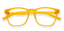 Load image into Gallery viewer, Amber Wayfarer Full Rim Kids Eyeglasses by Lenskart Hustlr Screen Glasses-209151