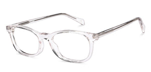 Transparent Rectangle Full Rim Kids Eyeglasses by Hooper-208882