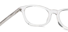 Load image into Gallery viewer, Transparent Rectangle Full Rim Kids Eyeglasses by Hooper-208882
