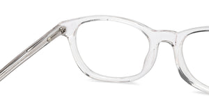 Transparent Rectangle Full Rim Kids Eyeglasses by Hooper-208882