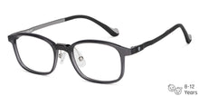 Load image into Gallery viewer, Transparent Rectangle Full Rim Kids Eyeglasses by Hooper Online-150698