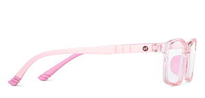 Pink Rectangle Full Rim Kids Eyeglasses by Hooper online-150707