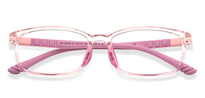 Pink Rectangle Full Rim Kids Eyeglasses by Hooper online-150707