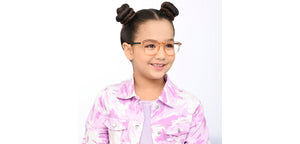 Orange Round Full Rim Kids Eyeglasses by Hooper-206193