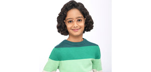 Orange Round Full Rim Kids Eyeglasses by Hooper-206193
