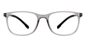 Gray Rectangle Full Rim Unisex Eyeglasses by Hooper-219801