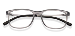Gray Rectangle Full Rim Unisex Eyeglasses by Hooper-219801
