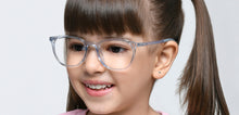 Load image into Gallery viewer, Blue Round Full Rim Kids Eyeglasses by Hooper-219808