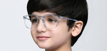 Load image into Gallery viewer, Blue Round Full Rim Kids Eyeglasses by Hooper-219808