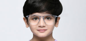 Blue Round Full Rim Kids Eyeglasses by Hooper-219808