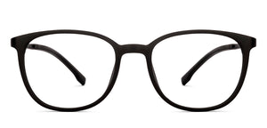 Black Square Full Rim Unisex Eyeglasses by Hooper-219809