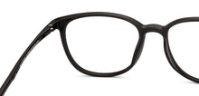Load image into Gallery viewer, Black Square Full Rim Unisex Eyeglasses by Hooper-219809