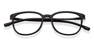 Black Square Full Rim Unisex Eyeglasses by Hooper-219809