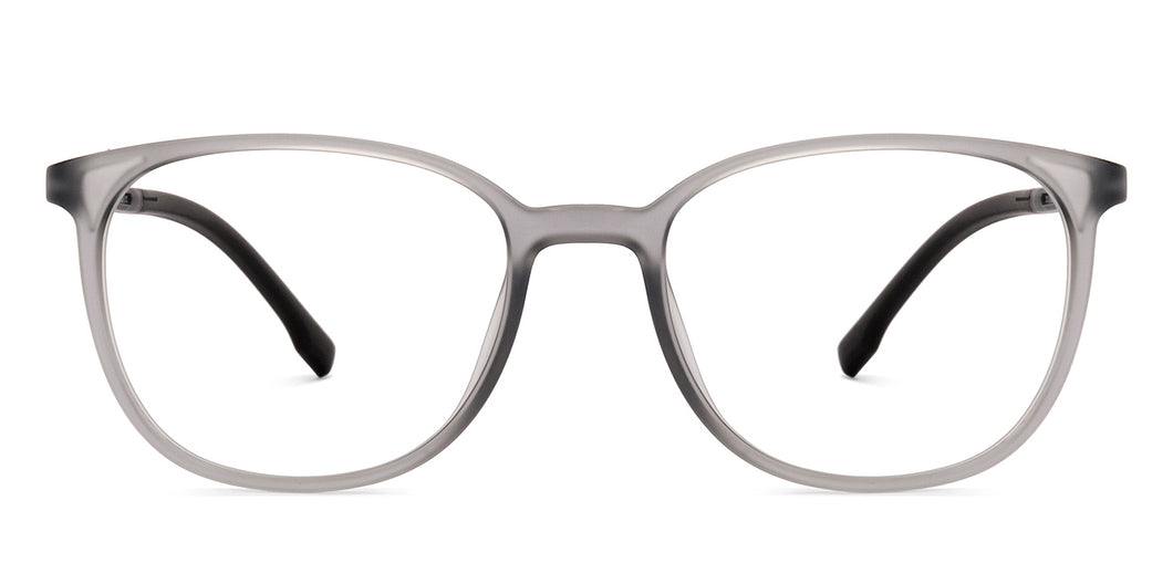 Gray Square Full Rim Unisex Eyeglasses by Hooper-219810