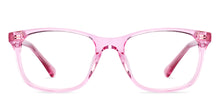Load image into Gallery viewer, Pink Crystal Rectangle Full Rim Women Eyeglasses by Hooper-225264