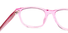 Load image into Gallery viewer, Pink Crystal Rectangle Full Rim Women Eyeglasses by Hooper-225264