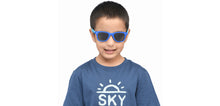 Load image into Gallery viewer, Blue Wayfarer Full Rim Kids Sunglasses by Hooper-209796
