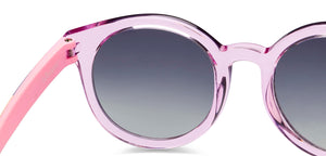 Pink Round Full Rim Kids Sunglasses by Hooper-211011