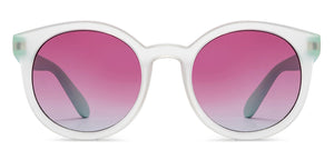 Transparent Round Full Rim Kids Sunglasses by Hooper-211012
