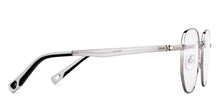 Load image into Gallery viewer, Silver Geometric Full Rim Kids Eyeglasses by Hooper-223264