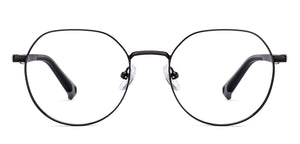 Black Geometric Full Rim Kids Eyeglasses by Hooper-223267