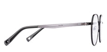 Load image into Gallery viewer, Black Geometric Full Rim Kids Eyeglasses by Hooper-223267