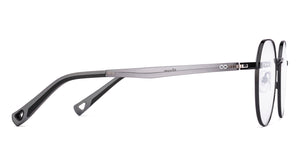 Black Geometric Full Rim Kids Eyeglasses by Hooper-223267