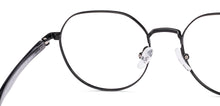 Load image into Gallery viewer, Black Geometric Full Rim Kids Eyeglasses by Hooper-223267