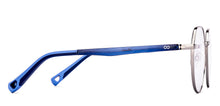 Load image into Gallery viewer, Silver Geometric Full Rim Kids Eyeglasses by Hooper-223268