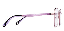 Load image into Gallery viewer, Purple Geometric Full Rim Kids Eyeglasses by Hooper-223270