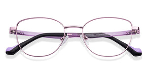 Purple Cat Eye Full Rim Kids Eyeglasses by Hooper-223271