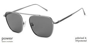 Grey Square Full Rim Unisex Eyeglasses by John Jacobs Screen Glasses-145287