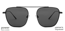 Load image into Gallery viewer, Black Square Full Rim Unisex Eyeglasses by John Jacobs Screen Glasses-145289
