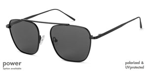 Black Square Full Rim Unisex Eyeglasses by John Jacobs Screen Glasses-145289
