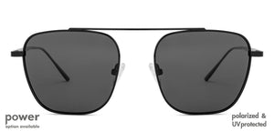 Black Square Full Rim Unisex Eyeglasses by John Jacobs Screen Glasses-145289
