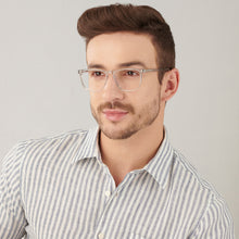 Load image into Gallery viewer, Transparent Wayfarer Full Rim Unisex Eyeglasses by John Jacobs-225082