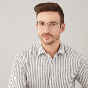 Transparent Wayfarer Full Rim Unisex Eyeglasses by John Jacobs-225082