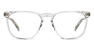Transparent Wayfarer Full Rim Unisex Eyeglasses by John Jacobs-225082