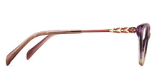Load image into Gallery viewer, Brown Cat Eye Full Rim Women Eyeglasses by Vincent Chase Online-139056