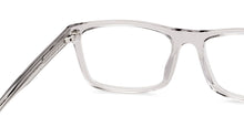 Load image into Gallery viewer, Transparent Rectangle Full Rim Unisex Eyeglasses by John Jacobs-226411