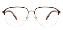 Load image into Gallery viewer, Gunmetal Square Half Rim Unisex Eyeglasses by John Jacobs-201449